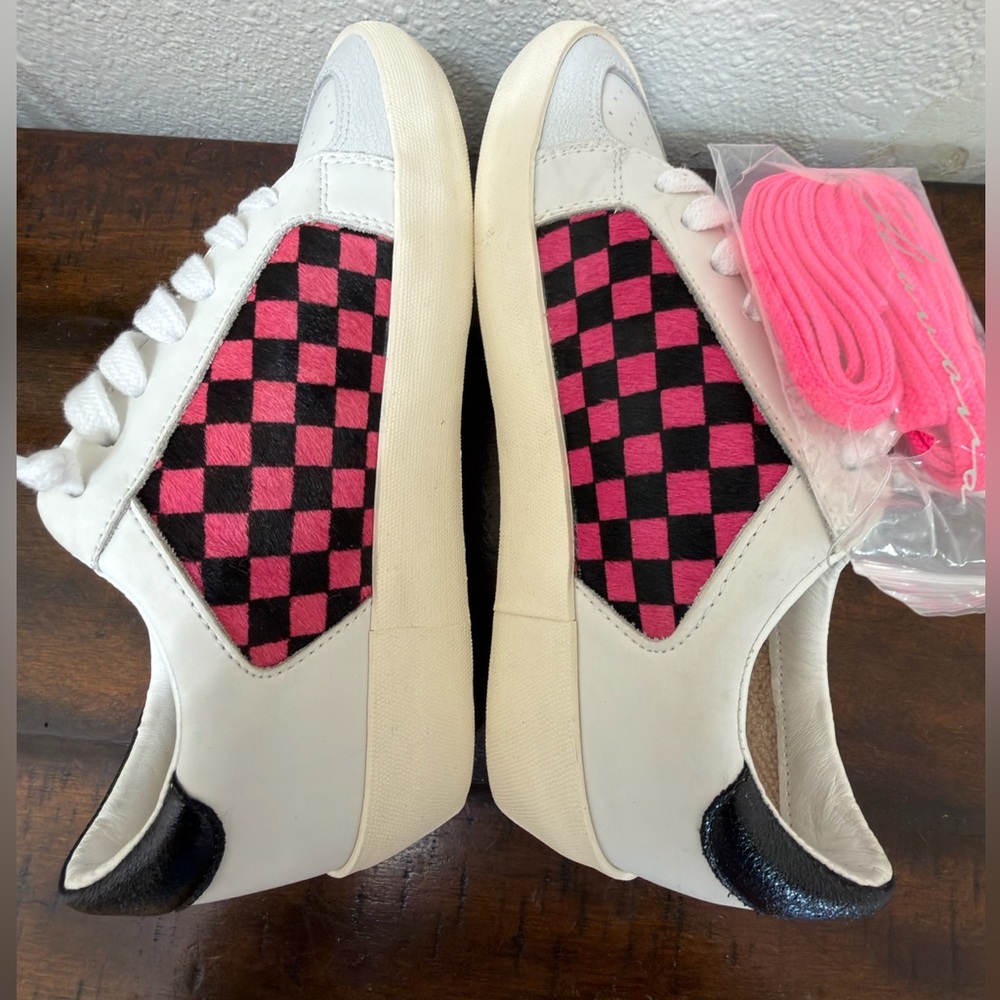 Vintage Havana Nicolette Women’s Checkered Metallic Slip-On Sneakers – Size 7 - Picture 5 of 14